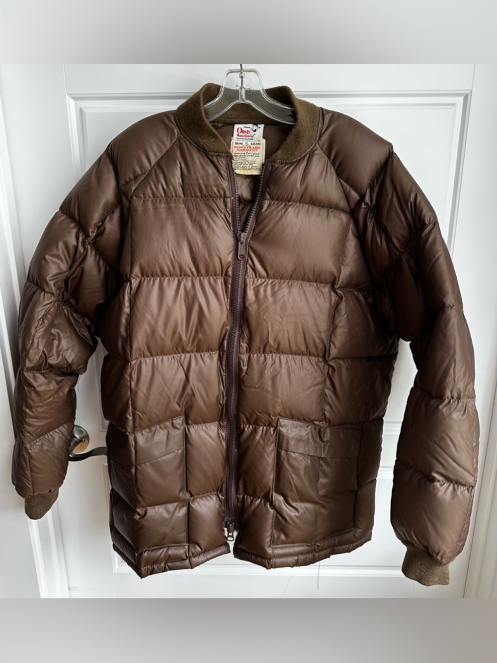 Vintage Orvis Waterfowler Goose Down-Filled Puffer Jacket Size XL
